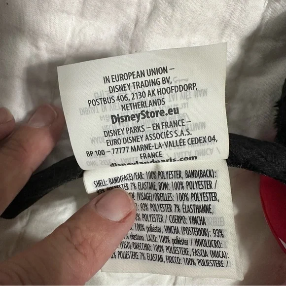 Disney Red and White Polka Dot Minnie Mouse Ears Headband - Picture 4 of 6